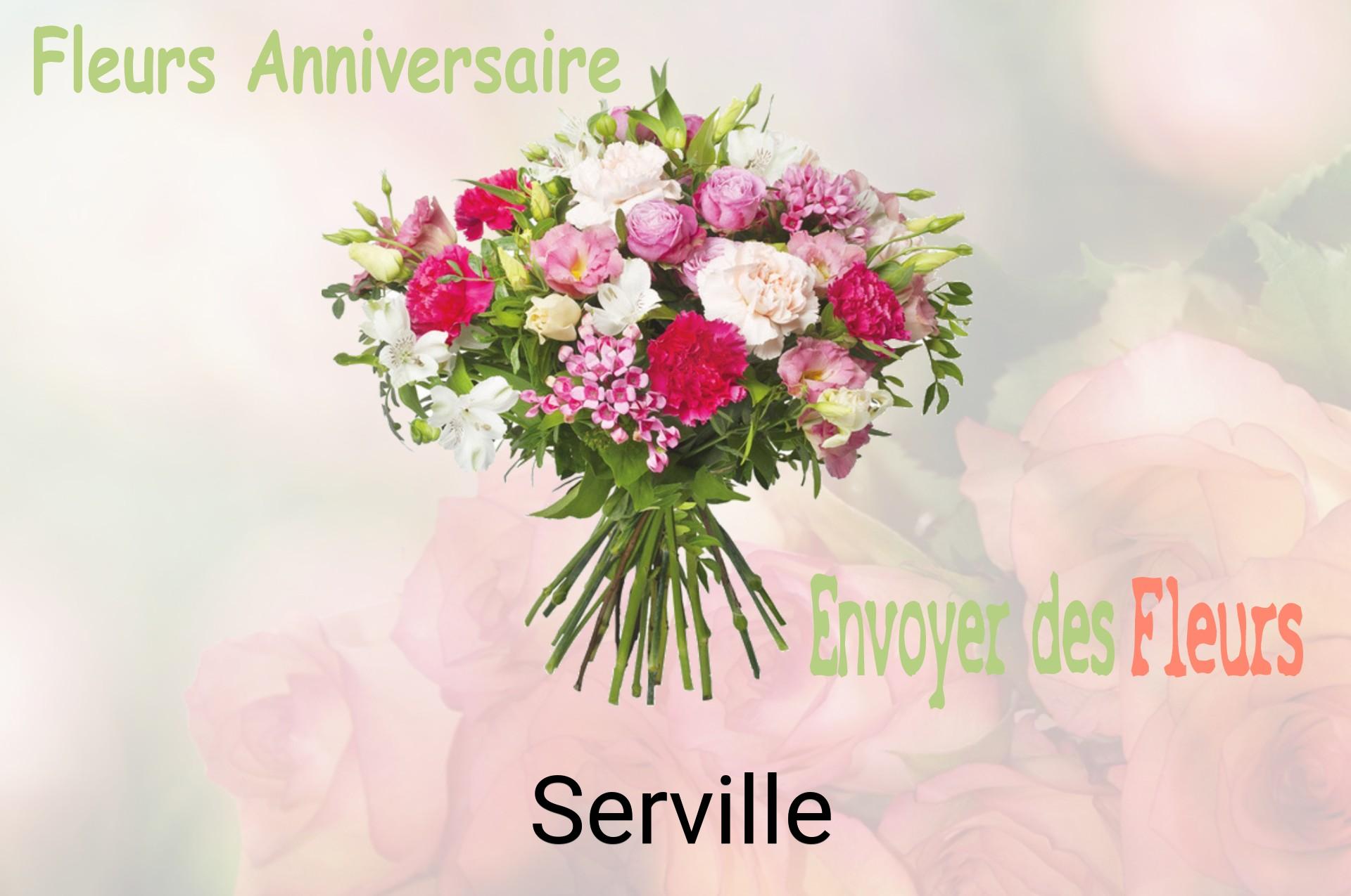 Bouquet de fleurs d’anniversaire livré à Serville